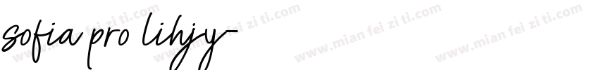 sofia pro lihjy字体转换